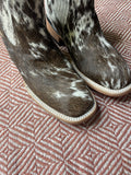 Cowhide square toe boots Size 7.5