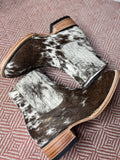 Cowhide square toe boots Size 7.5