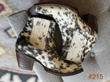 Alma Cowhide Boots Size 8.5